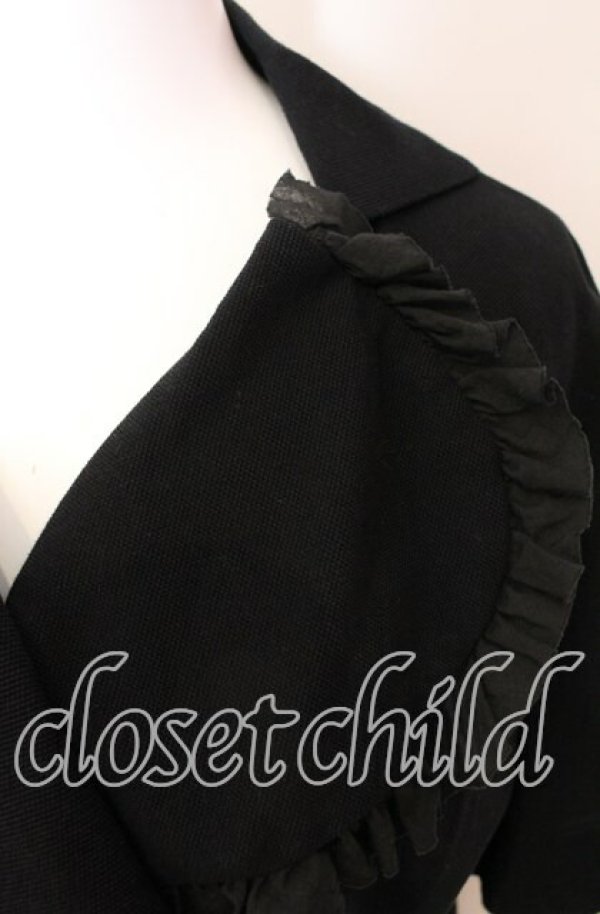 画像2: ヴィヴィアンウエストウッド 中古 / ラブフリルポロワンピ 00 ブラック  O-25-09-21-036-op-IG-OS (2)