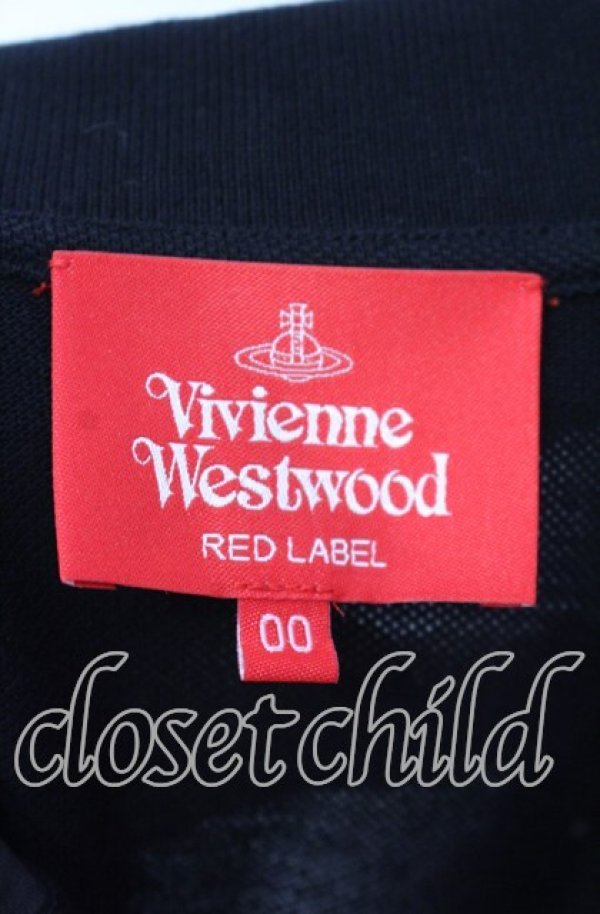 画像6: ヴィヴィアンウエストウッド 中古 / ラブフリルポロワンピ 00 ブラック  O-25-09-21-036-op-IG-OS (6)