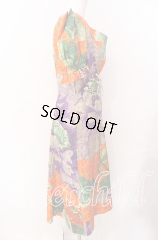 画像3: ヴィヴィアンウエストウッド 中古 / ビエラRussian Flower PT ワンピース  オレンジ  O-25-09-21-038-op-IG-ZH (3)