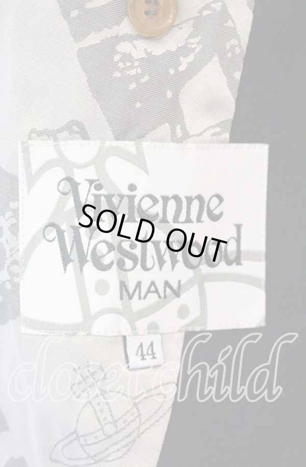 画像5: ヴィヴィアンウエストウッド MAN 中古 / DLジャケット 44 ブラック  O-25-09-21-004-jc-YM-ZH (5)