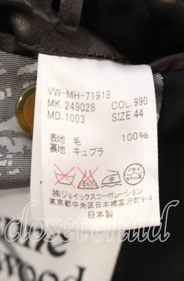 画像6: ヴィヴィアンウエストウッド MAN 中古 / DLジャケット 44 ブラック  O-25-09-21-004-jc-YM-OS (6)