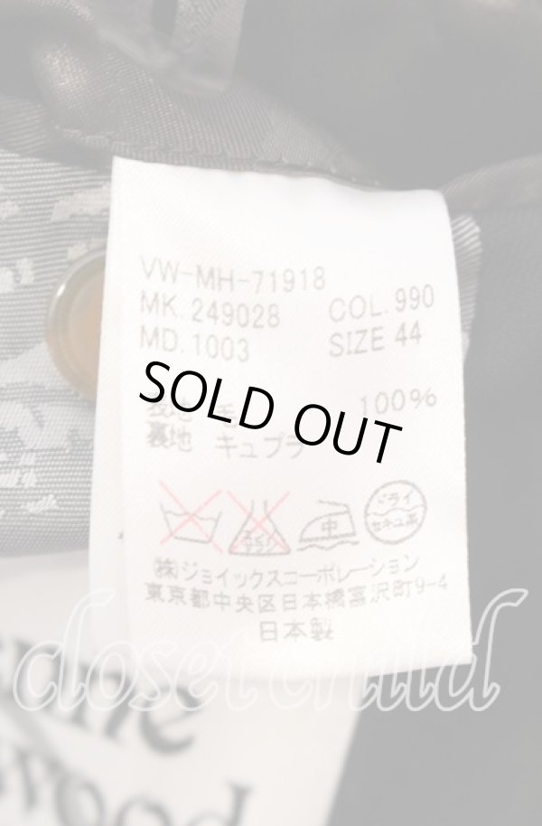 画像6: ヴィヴィアンウエストウッド MAN 中古 / DLジャケット 44 ブラック  O-25-09-21-004-jc-YM-ZH (6)