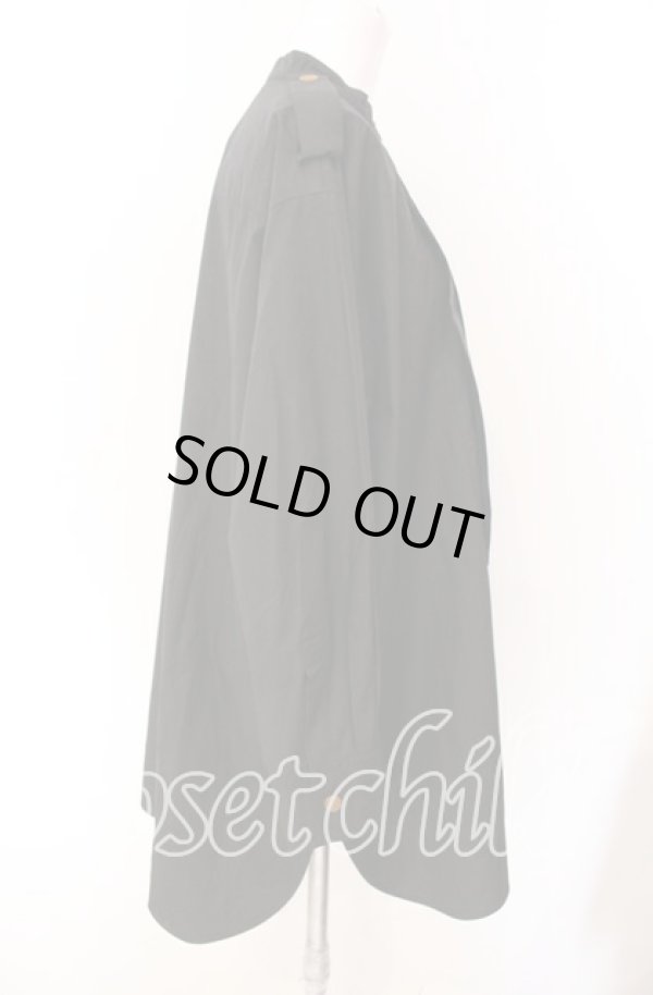 画像3: ヴィヴィアンウエストウッド 中古 / タックデコルテコットンワイドブラウス 00 ブラック  O-25-09-21-041-bl-YM-OS (3)