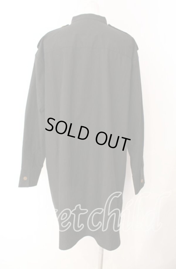 画像4: ヴィヴィアンウエストウッド 中古 / タックデコルテコットンワイドブラウス 00 ブラック  O-25-09-21-041-bl-YM-OS (4)