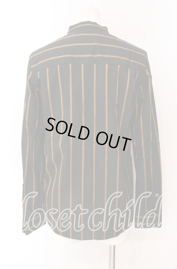 画像5: ヴィヴィアンウエストウッド 中古 / ストライプラブフリルシャツ 01 ブラック  O-25-09-21-043-bl-YM-OS (5)