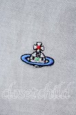 画像3: ヴィヴィアンウエストウッド MAN 中古 / 銀オーブ刺繍ボタンダウンシャツ 46 ライトグレー  O-25-09-21-001-bl-YM-OS (3)