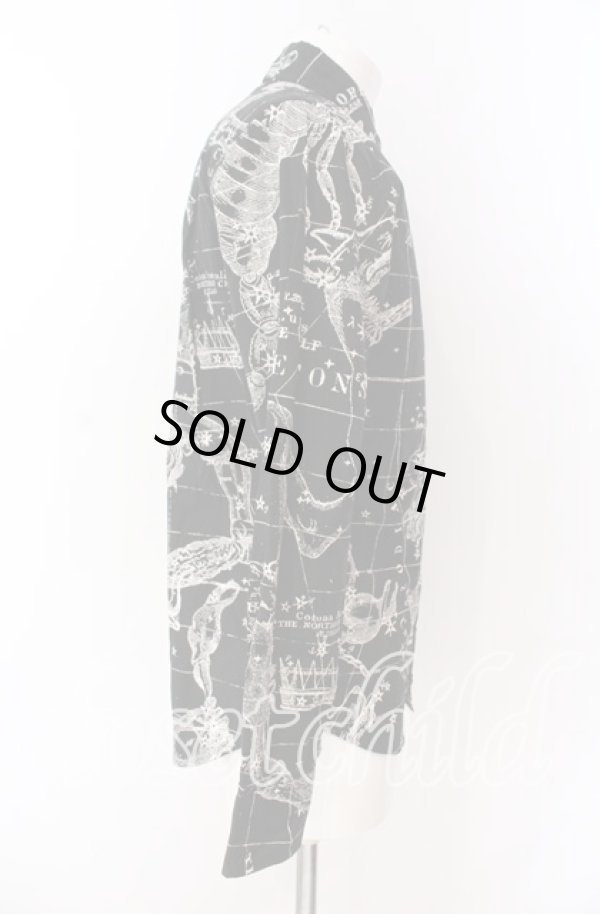 画像4: ヴィヴィアンウエストウッド MAN 中古 / CONSTELLATION クラシックシャツ 46 ブラック  O-25-09-21-005-bl-YM-OS (4)