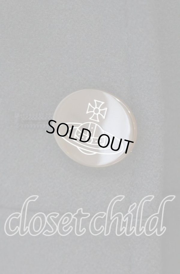 画像2: ヴィヴィアンウエストウッド 中古 / ウールラブジャケット 2 グレー  O-25-09-21-047-jc-YM-OS (2)