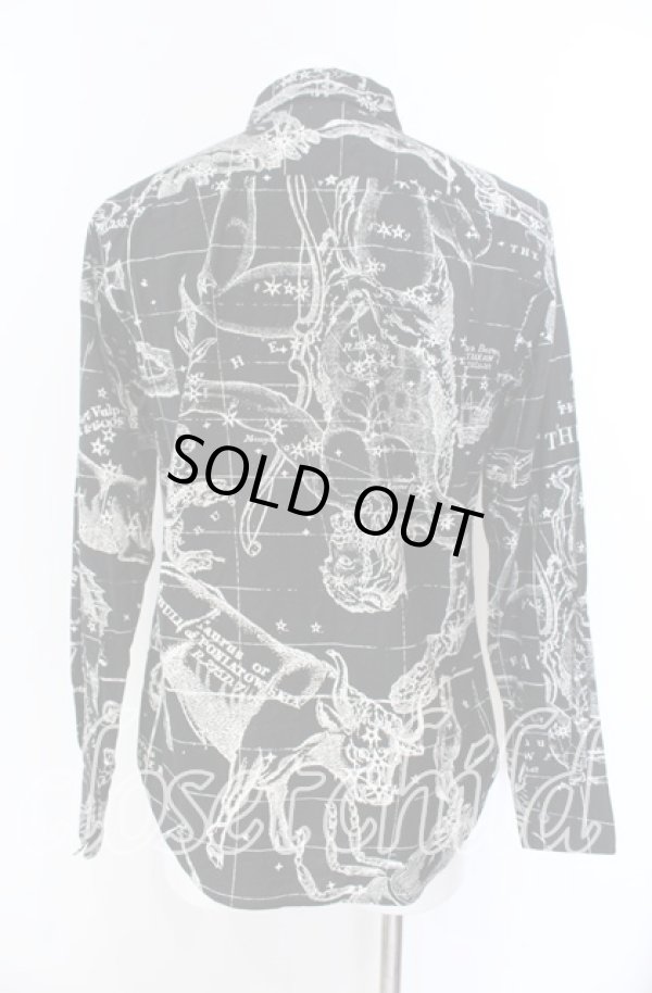 画像5: ヴィヴィアンウエストウッド MAN 中古 / CONSTELLATION クラシックシャツ 46 ブラック  O-25-09-21-005-bl-YM-OS (5)