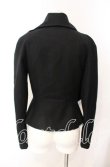 画像5: ヴィヴィアンウエストウッド 中古 / アシメトリカルストールジャケット 38 ブラック  O-25-09-21-048-jc-YM-OS (5)