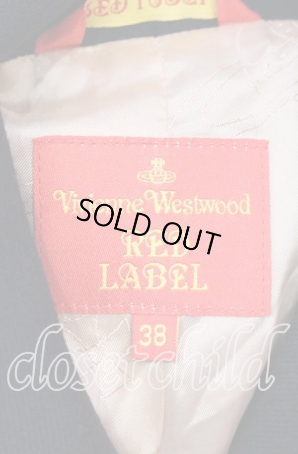 画像6: ヴィヴィアンウエストウッド 中古 / アシメトリカルストールジャケット 38 ブラック  O-25-09-21-048-jc-YM-OS (6)