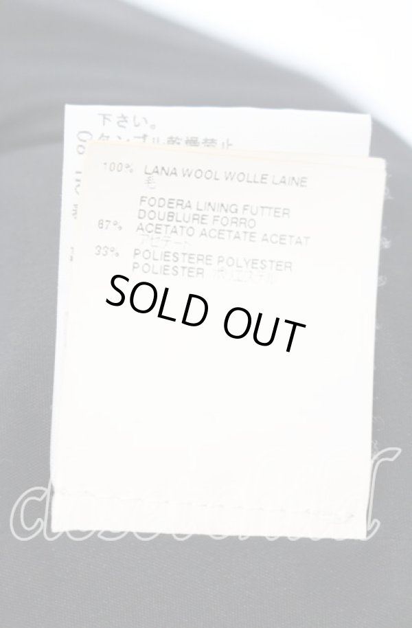 画像6: ヴィヴィアンウエストウッド 中古 / ストライプ3Bジャケット 38 ブラック  O-25-09-21-050-jc-YM-OS (6)