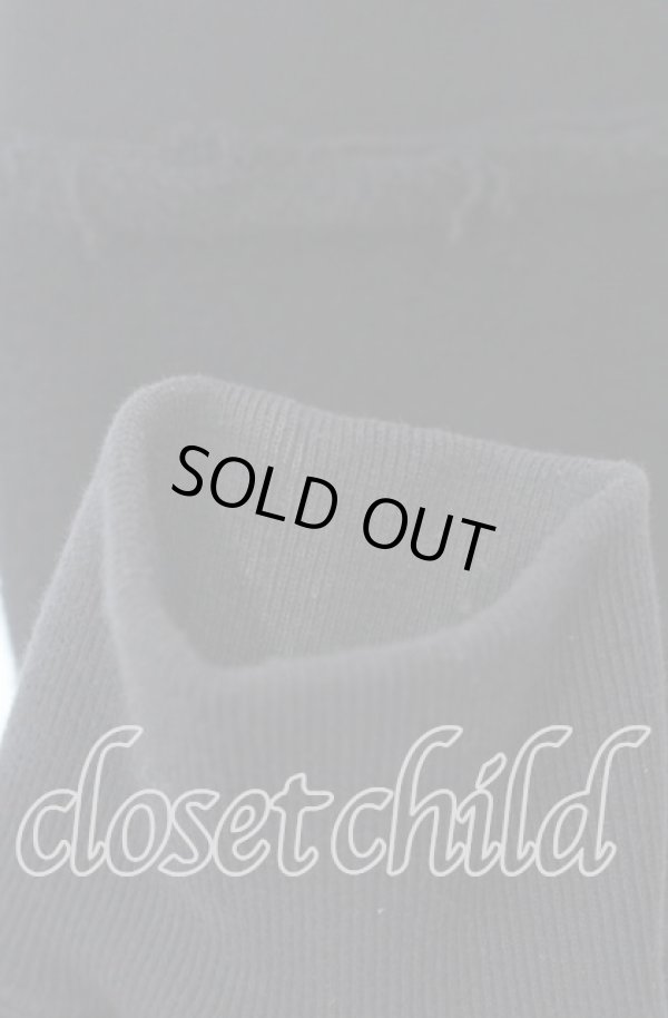 画像5: ヴィヴィアンウエストウッド 中古 / 裏毛ナッピング起毛パネル切替トップ＆チュニック  ブラック  O-25-09-21-051-op-IG-OS (5)