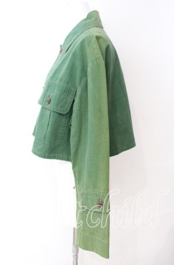 画像3: ヴィヴィアンウエストウッド 中古 / ショートジャケット  グリーン  O-25-09-21-053-jc-IG-OS (3)