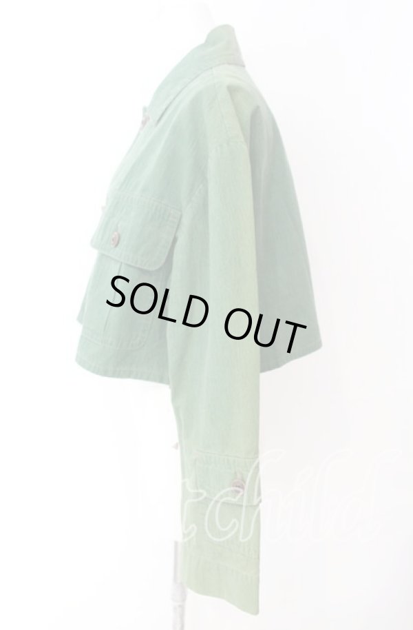 画像3: ヴィヴィアンウエストウッド 中古 / ショートジャケット  グリーン  O-25-09-21-053-jc-IG-OS (3)