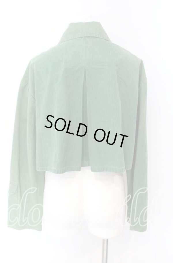 画像5: ヴィヴィアンウエストウッド 中古 / ショートジャケット  グリーン  O-25-09-21-053-jc-IG-OS (5)