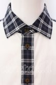 画像2: ヴィヴィアンウエストウッド MAN 中古 / ファイナルコントラストクラシックシャツ 48 ホワイトｘネイビー  O-25-09-21-006-bl-YM-OS (2)