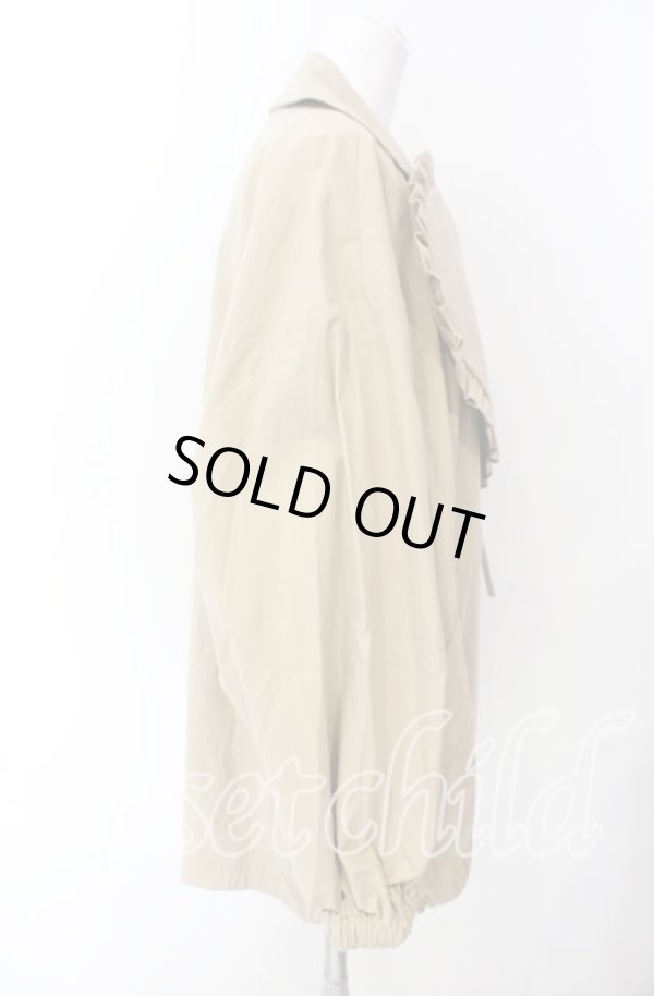 画像3: ヴィヴィアンウエストウッド 中古 / 馬布ヴィンテージフィニッシュラブフリルブルゾン 00 ベージュ  O-25-09-21-054-jc-YM-OS (3)