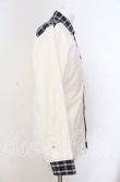 画像4: ヴィヴィアンウエストウッド MAN 中古 / ファイナルコントラストクラシックシャツ 48 ホワイトｘネイビー  O-25-09-21-006-bl-YM-OS (4)