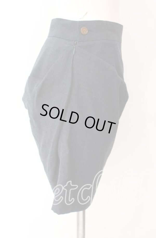 画像3: ヴィヴィアンウエストウッド 中古 / ウールミニスカート 40 ネイビー  O-25-09-21-059-sk-IG-OS (3)