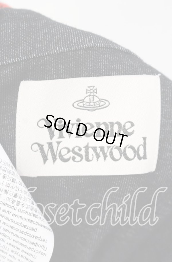 画像5: ヴィヴィアンウエストウッド 中古 / MEANINGLESS Pleat Skirt スカート S ブラック×マルチ  O-25-09-21-060-sk-IG-ZH (5)