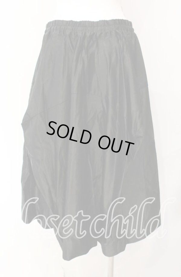 画像4: ヴィヴィアンウエストウッド 中古 / レーヨンコットンサテンレクタングルスカート 00 ブラック  O-25-09-21-061-sk-IG-OS (4)