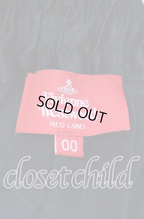 画像5: ヴィヴィアンウエストウッド 中古 / レーヨンコットンサテンレクタングルスカート 00 ブラック  O-25-09-21-061-sk-IG-OS (5)