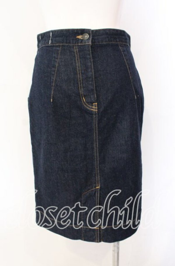 画像3: ANGLOMANIA 中古 / 台形デニムスカート 38 インディゴ  O-25-09-21-062-sk-YM-OS (3)