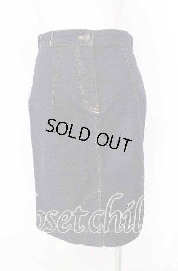 画像3: ANGLOMANIA 中古 / 台形デニムスカート 38 インディゴ  O-25-09-21-062-sk-YM-ZH (3)