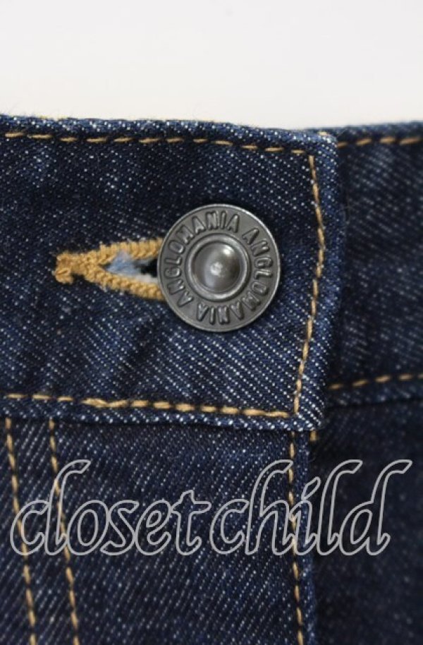 画像4: ANGLOMANIA 中古 / 台形デニムスカート 38 インディゴ  O-25-09-21-062-sk-YM-OS (4)