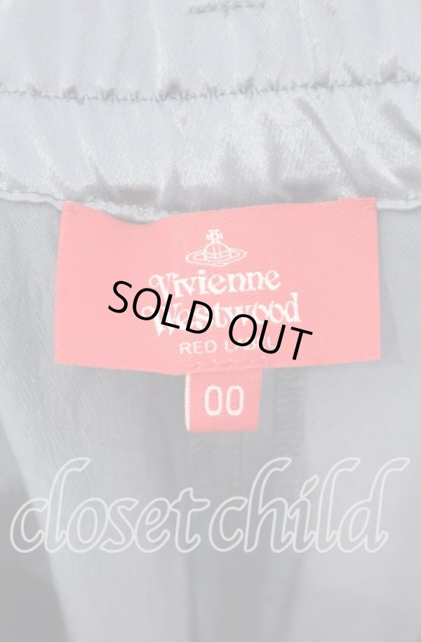 画像6: ヴィヴィアンウエストウッド 中古 / サテントラウザーズパンツ 00 ブルー  O-25-09-21-064-pa-IG-OS (6)