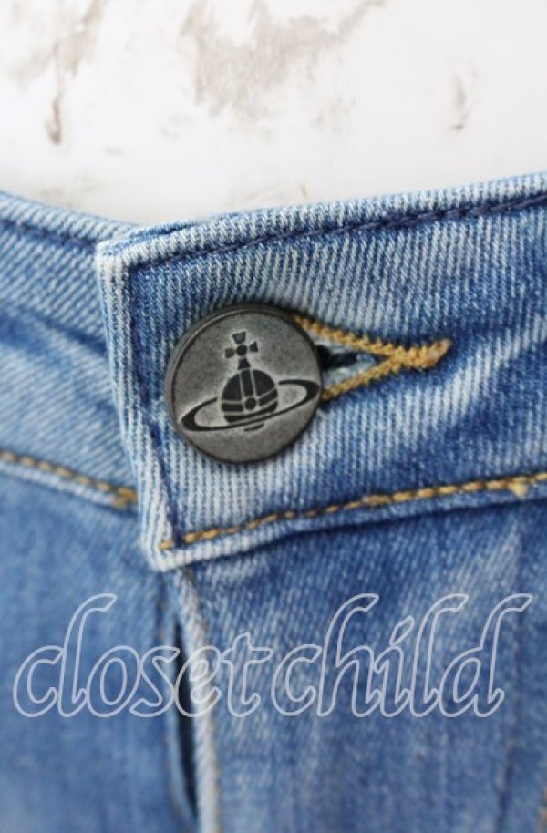 画像2: ヴィヴィアンウエストウッド Anglomania and Lee 中古 /INNY JEAN デニムパンツ W27L33 インエディゴ  O-25-09-21-066-pa-YM-ZH (2)