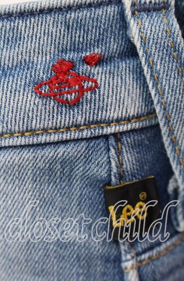 画像3: ヴィヴィアンウエストウッド Anglomania and Lee 中古 /INNY JEAN デニムパンツ W27L33 インエディゴ  O-25-09-21-066-pa-YM-ZH (3)
