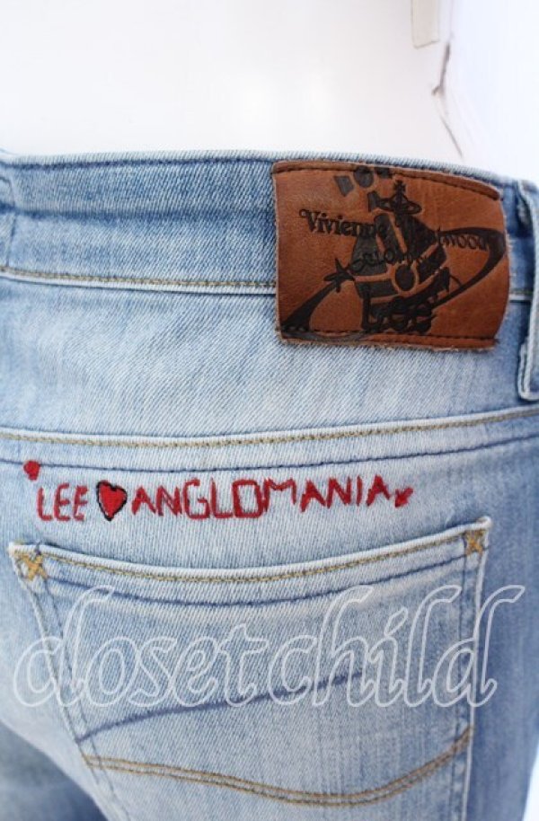 画像7: ヴィヴィアンウエストウッド Anglomania and Lee 中古 /INNY JEAN デニムパンツ W27L33 インエディゴ  O-25-09-21-066-pa-YM-ZH (7)