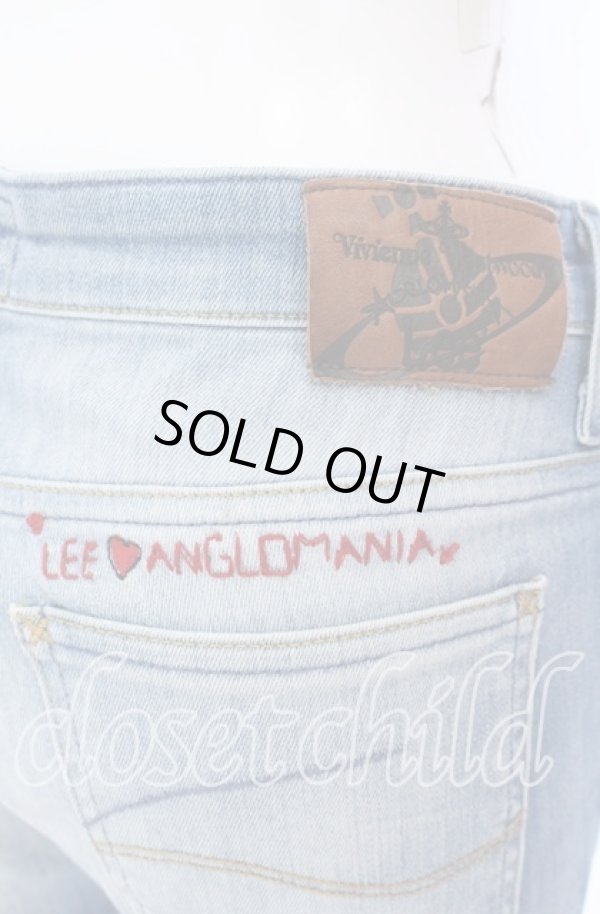 画像7: ヴィヴィアンウエストウッド Anglomania and Lee 中古 /INNY JEAN デニムパンツ W27L33 インエディゴ  O-25-09-21-066-pa-YM-ZH (7)