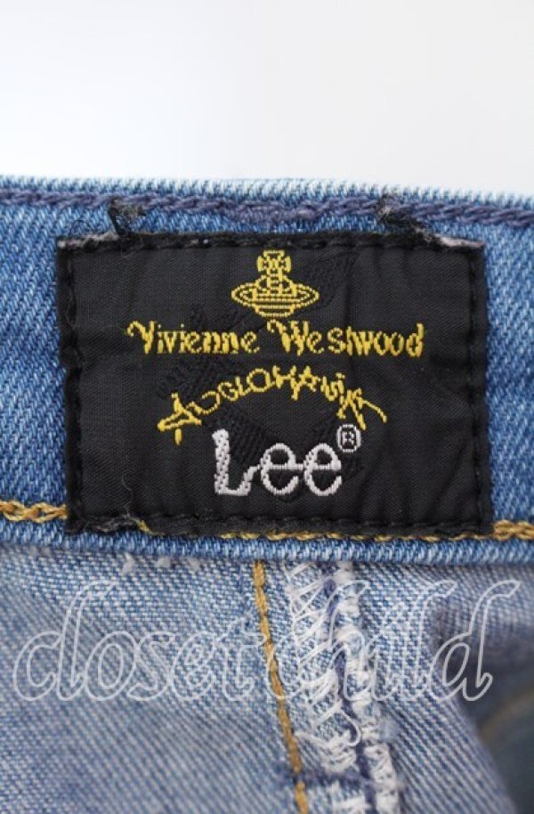 画像8: ヴィヴィアンウエストウッド Anglomania and Lee 中古 /INNY JEAN デニムパンツ W27L33 インエディゴ  O-25-09-21-066-pa-YM-ZH (8)