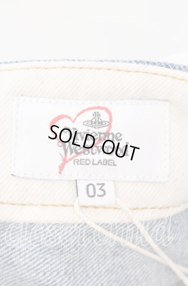 画像6: ヴィヴィアンウエストウッド 中古 / リーバイス 501 アップサイクル コレクション BANANA JEANS ジーンズ 03 ライトインディゴ×アイボリー  O-25-09-21-067-pa-IG-OS (6)
