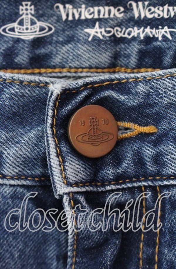 画像2: ANGLOMANIA 中古 / HARRIS JEANS ジーンズ W32 インディゴ  O-25-09-21-068-pa-IG-ZH (2)