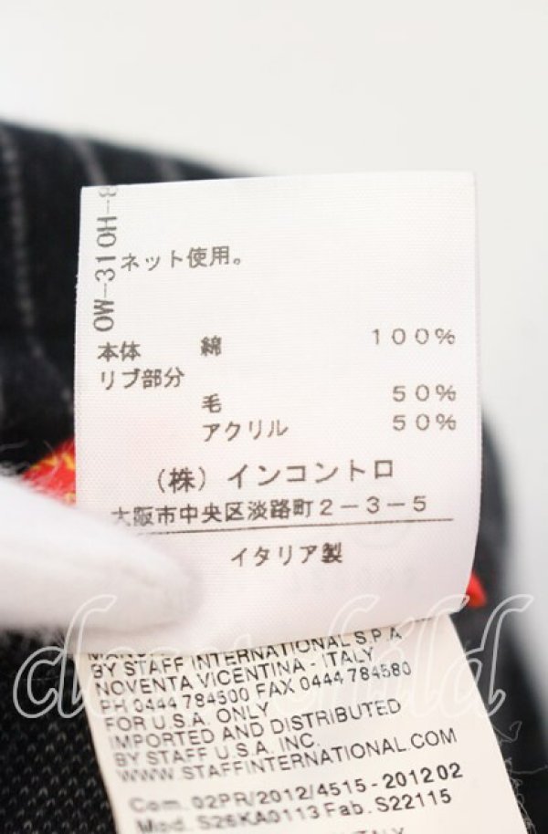 画像6: ヴィヴィアンウエストウッド 中古 / コットンストレッチストライプパンツ S ブラック  O-25-09-21-069-pa-YM-OS (6)