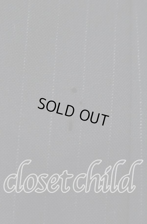 画像2: ヴィヴィアンウエストウッド 中古 / ピンストライプタックパンツ 1 ブラック  O-25-09-21-070-pa-IG-OS (2)