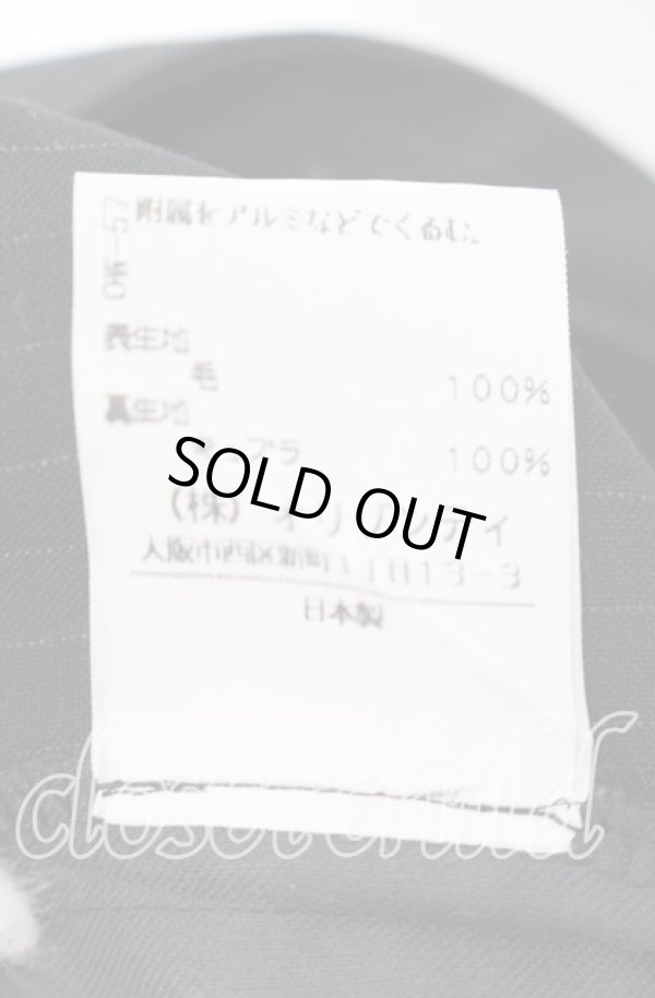 画像7: ヴィヴィアンウエストウッド 中古 / ピンストライプタックパンツ 1 ブラック  O-25-09-21-070-pa-IG-OS (7)