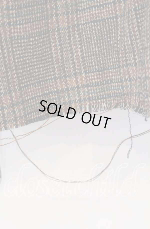 画像2: ヴィヴィアンウエストウッド MAN 中古 / WRAP LAYERED BLEED TROUSER パンツ 44 ブラウン×グレー  O-25-09-21-072-pa-IG-OS (2)