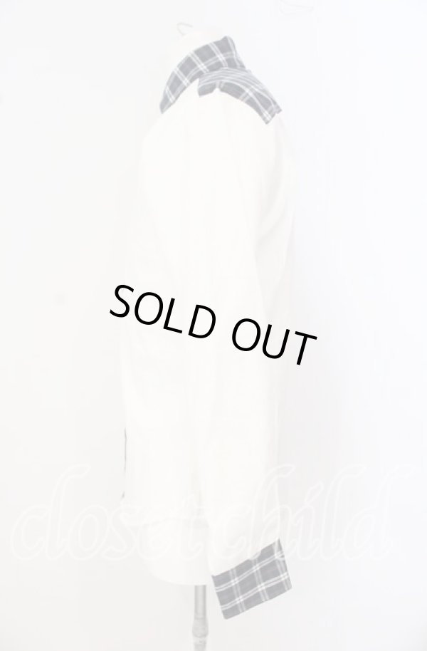 画像3: ヴィヴィアンウエストウッド MAN 中古 / DETAILD CHECK クラシックシャツ 44 ホワイト×ネイビー  O-25-09-21-073-bl-IG-ZH (3)