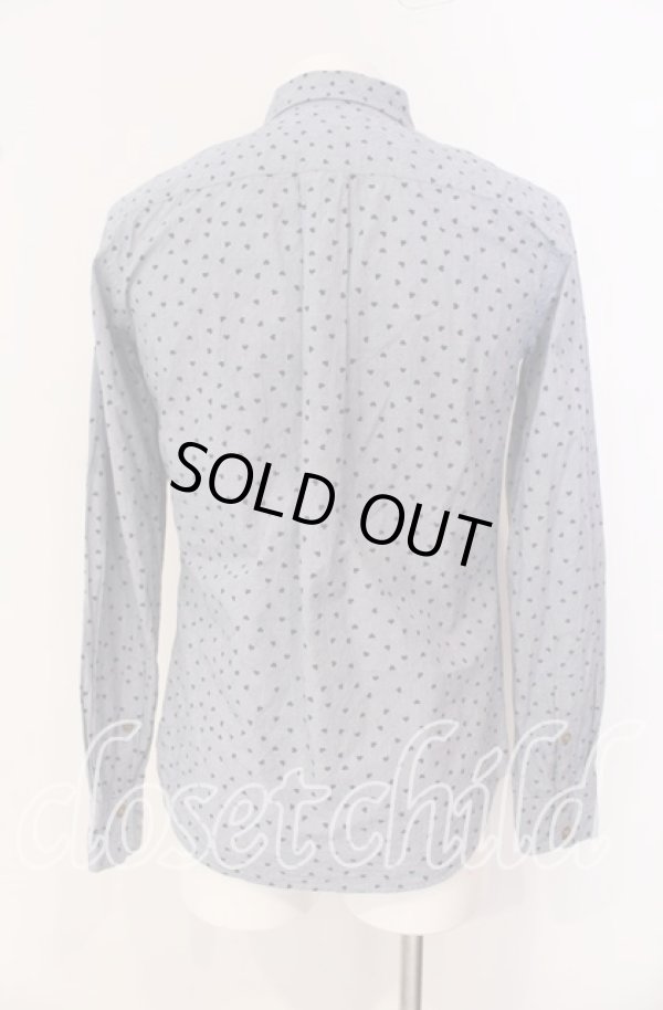 画像4: ヴィヴィアンウエストウッド MAN 中古 / ジャートジャガードクラシックシャツ 44 ブルー  O-25-09-21-074-bl-IG-OS (4)