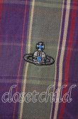 画像2: ヴィヴィアンウエストウッド MAN 中古 / チェックオジークラークシャツ 44 パープル×グリーン  O-25-09-21-075-bl-IG-OS (2)