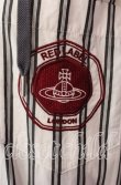 画像2: ヴィヴィアンウエストウッド 中古 / リブブロッキングストライプシャツワンピ 00 オフ×サックス  O-25-09-21-076-op-IG-OS (2)