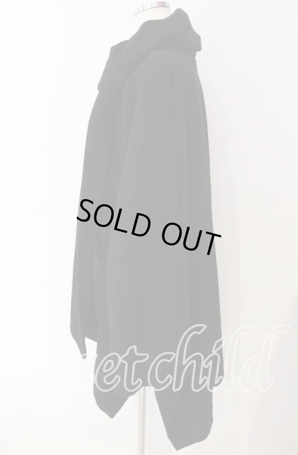 画像3: ヴィヴィアンウエストウッド 中古 / マフラー付キケープコート 00 ブラック  O-25-09-21-077-co-YM-OS (3)