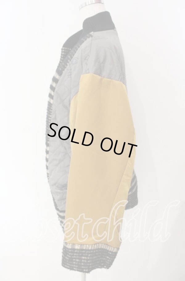 画像3: ヴィヴィアンウエストウッド 中古 / ブランケットチェックブロッキングバファージャケット 00 グレーｘマスタード  O-25-09-21-078-co-YM-OS (3)