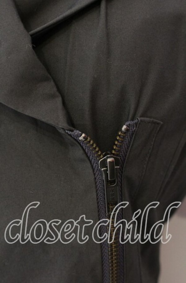 画像2: ヴィヴィアンウエストウッド 中古 / フロントZIP半袖ワンピース 2 グレー  O-25-09-21-079-op-IG-OS (2)