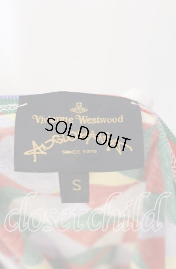 画像5: ANGLOMANIA 中古 / 総柄カットソー S マルチカラー  O-25-09-21-008-to-IG-OS (5)